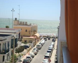 Außenansicht von Wohnungen miete in Chipiona mit Klimaanlage und Terrasse