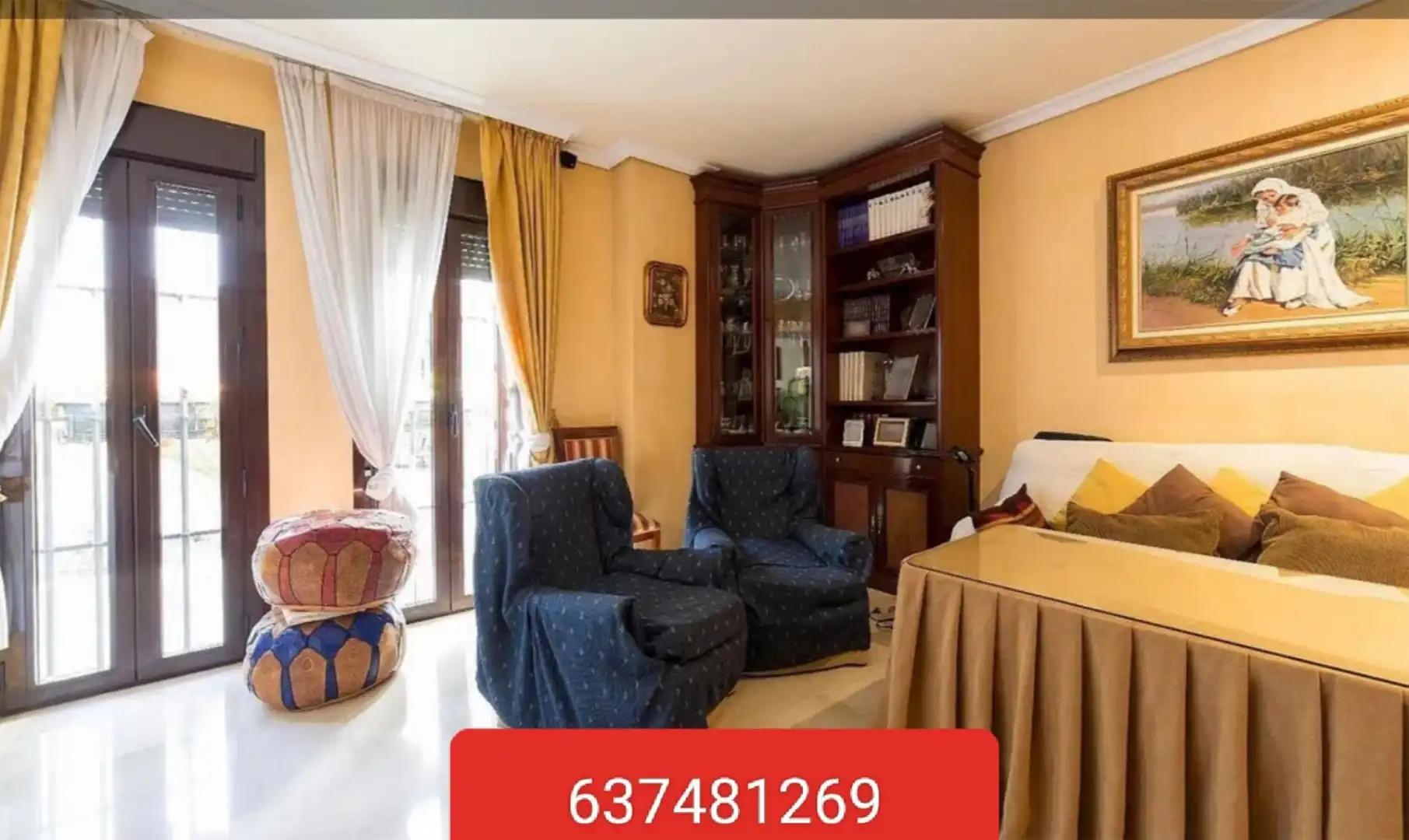 Bedroom of Detached homes for sale in Córdoba  with Air Conditioner, Heating and Private garden