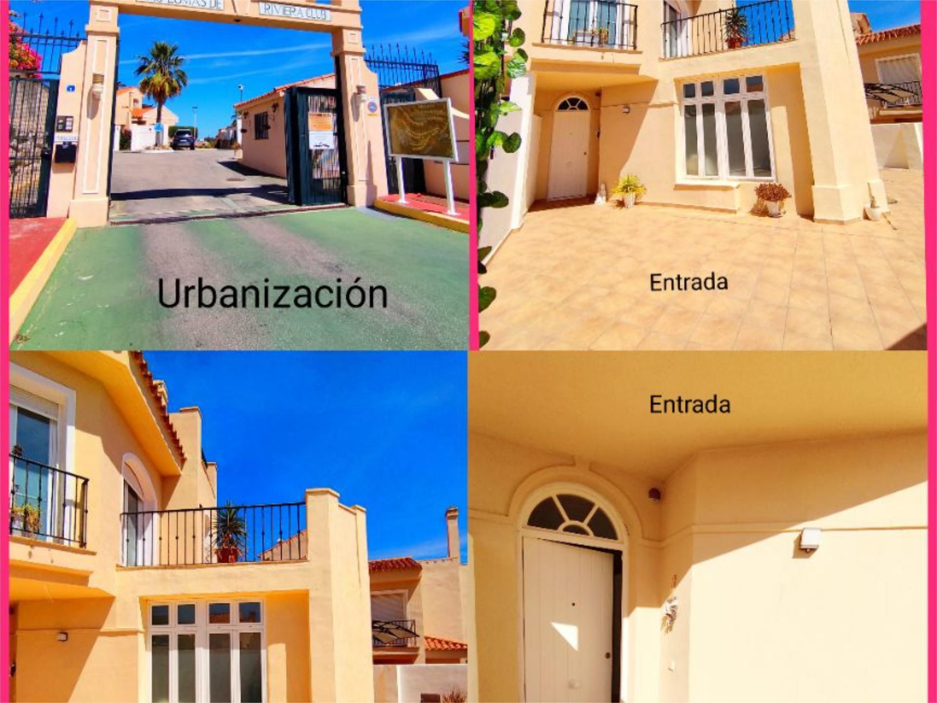 Exterior view of Single-family semi-detached for sale in Mijas  with Air Conditioner, Terrace and Swimming Pool