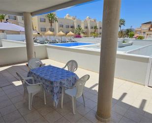 Terrasse von Wohnung miete in Pulpí mit Klimaanlage, Terrasse und Schwimmbad