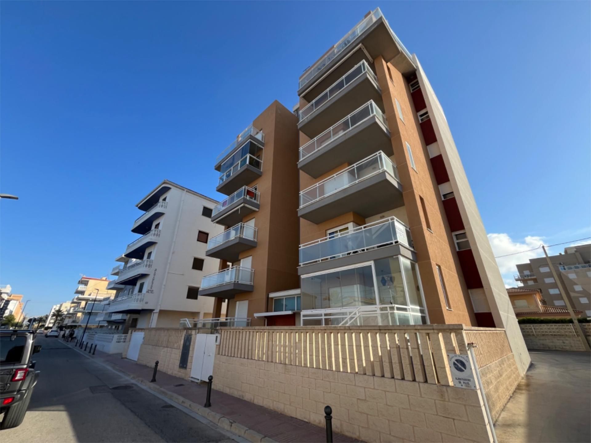 Exterior view of Flat to rent in Piles  with Air Conditioner, Terrace and Swimming Pool