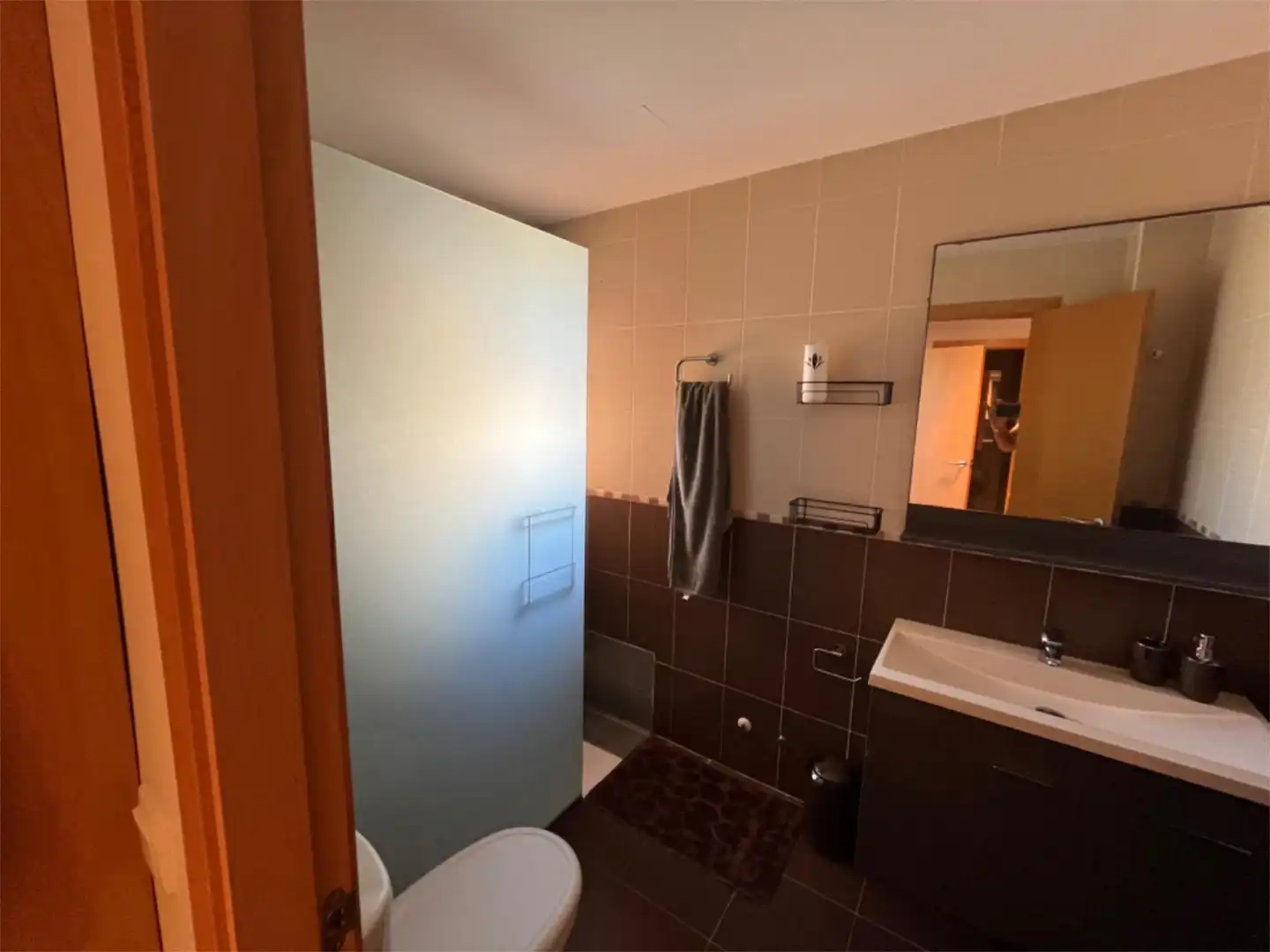 Flat for rent in Carrer les Neus, 56, Piles Bathroom of Flat for rent in Piles with Air Conditioner, Heating and Terrace