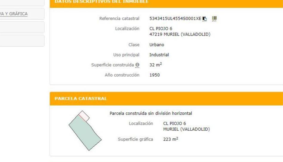 Terreno en venta en Calle del Piojo, 6, Muriel, Valladolid - imagen 1 Foto 1 de Terreno en venta en Calle del Piojo, 6, Muriel, Valladolid