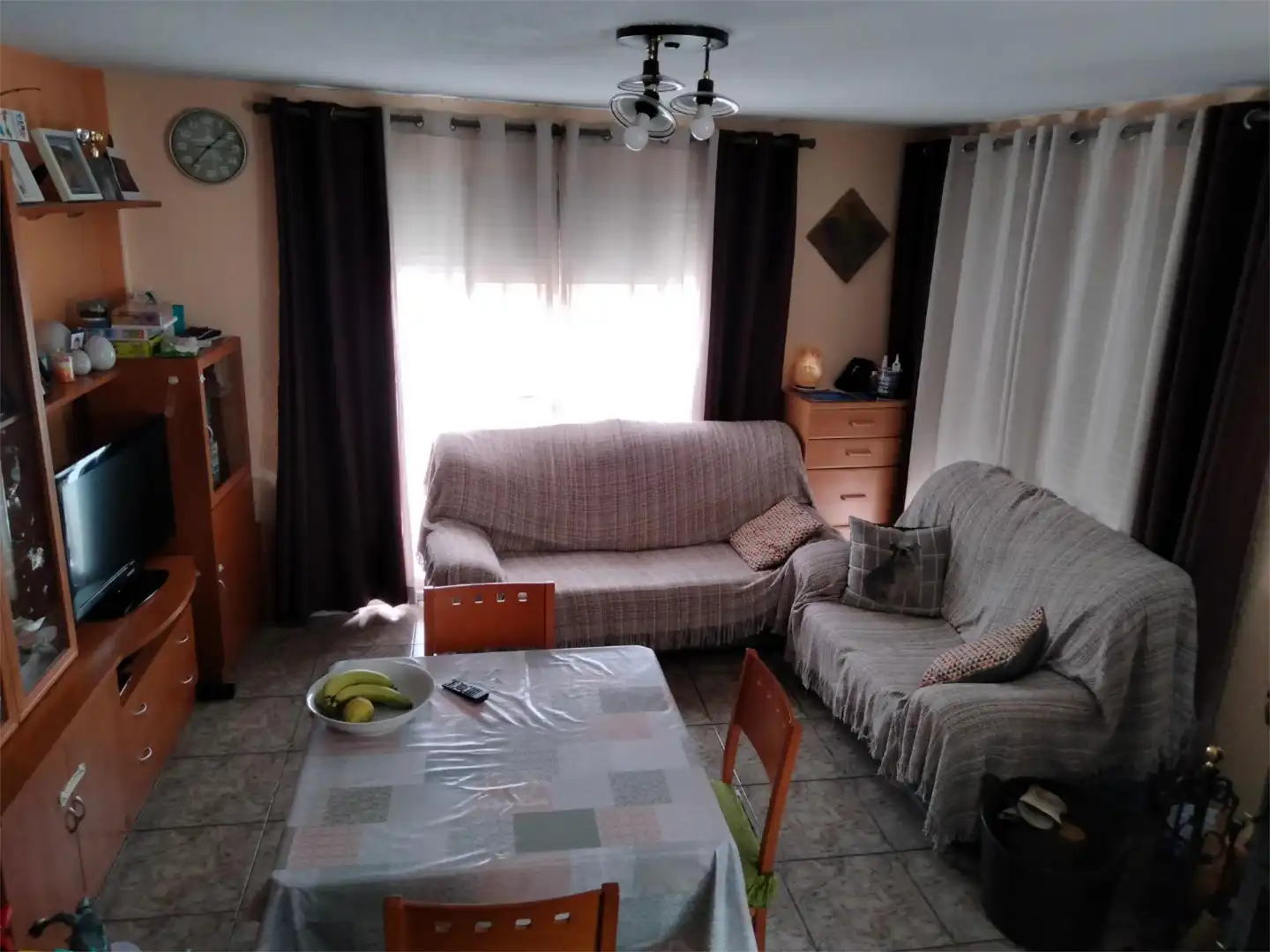 Sala d'estar de Casa adosada en venda en Alcalà de Xivert amb Aire condicionat, Terrassa i Balcó