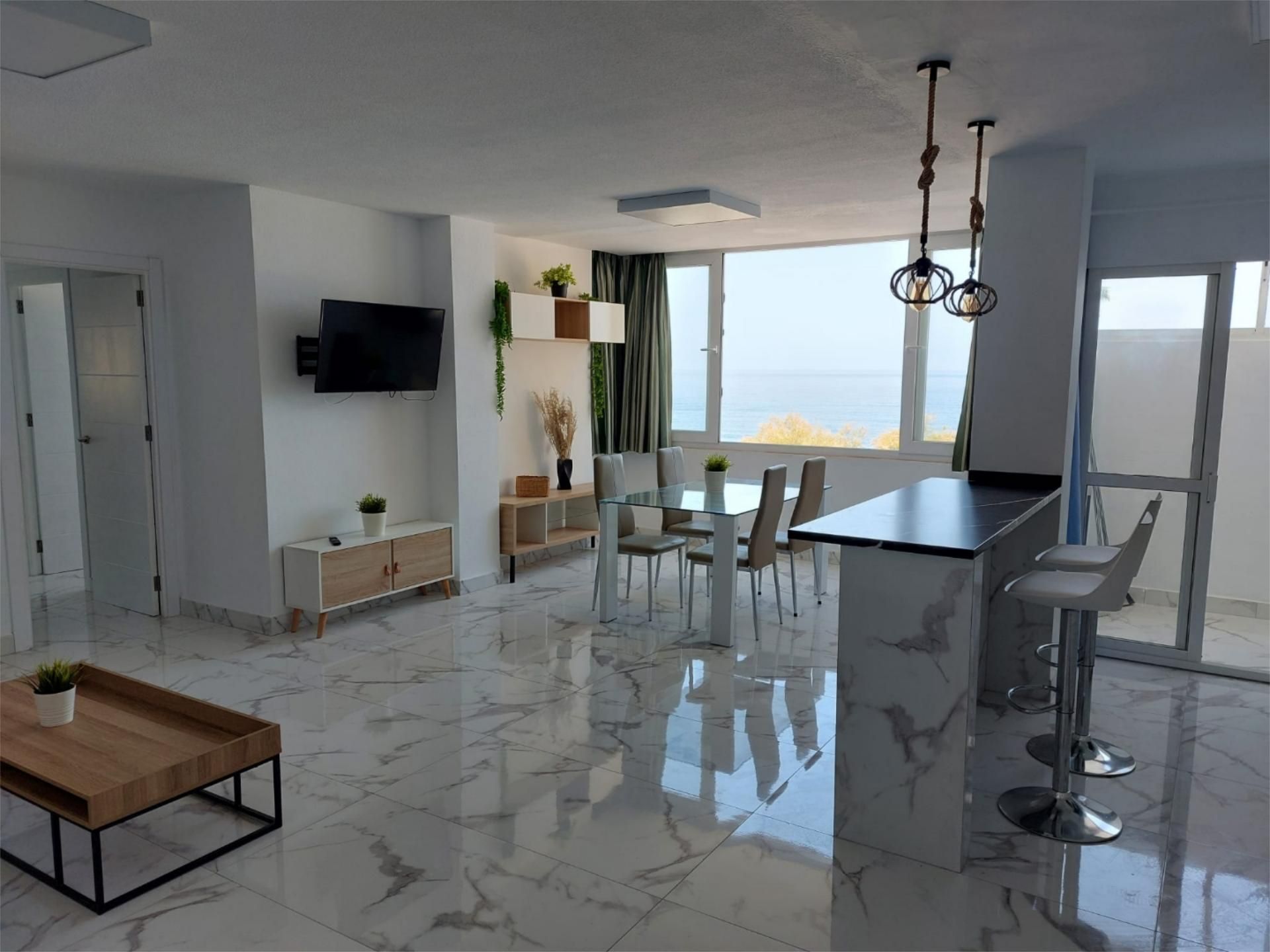 Sala d'estar de Pis de lloguer en Manilva