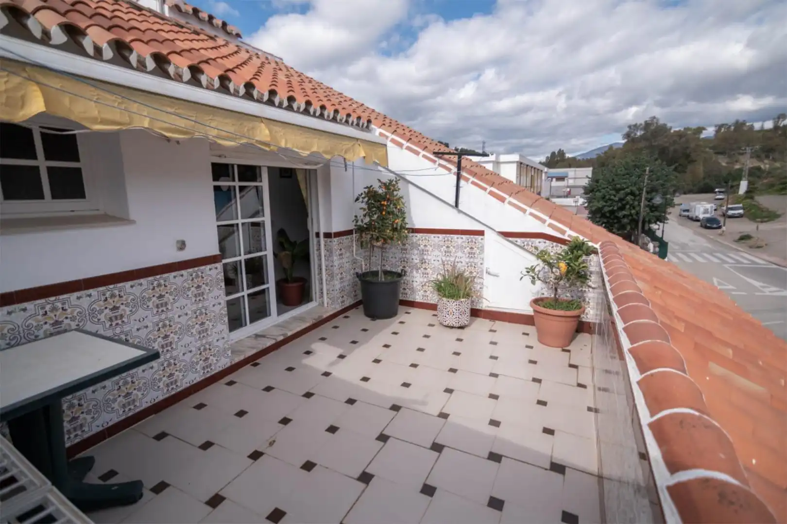 Terrassa de Casa adosada en venda en Mijas amb Aire condicionat, Terrassa i Balcó