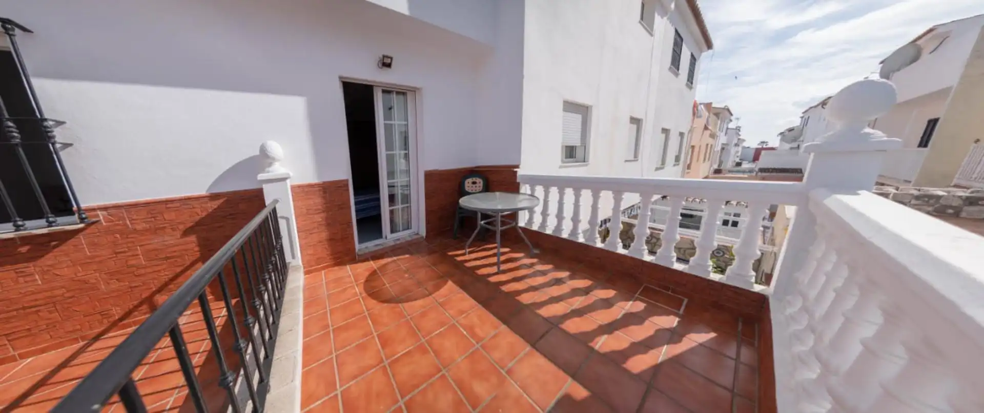 Terrassa de Casa adosada en venda en Mijas amb Aire condicionat, Terrassa i Balcó
