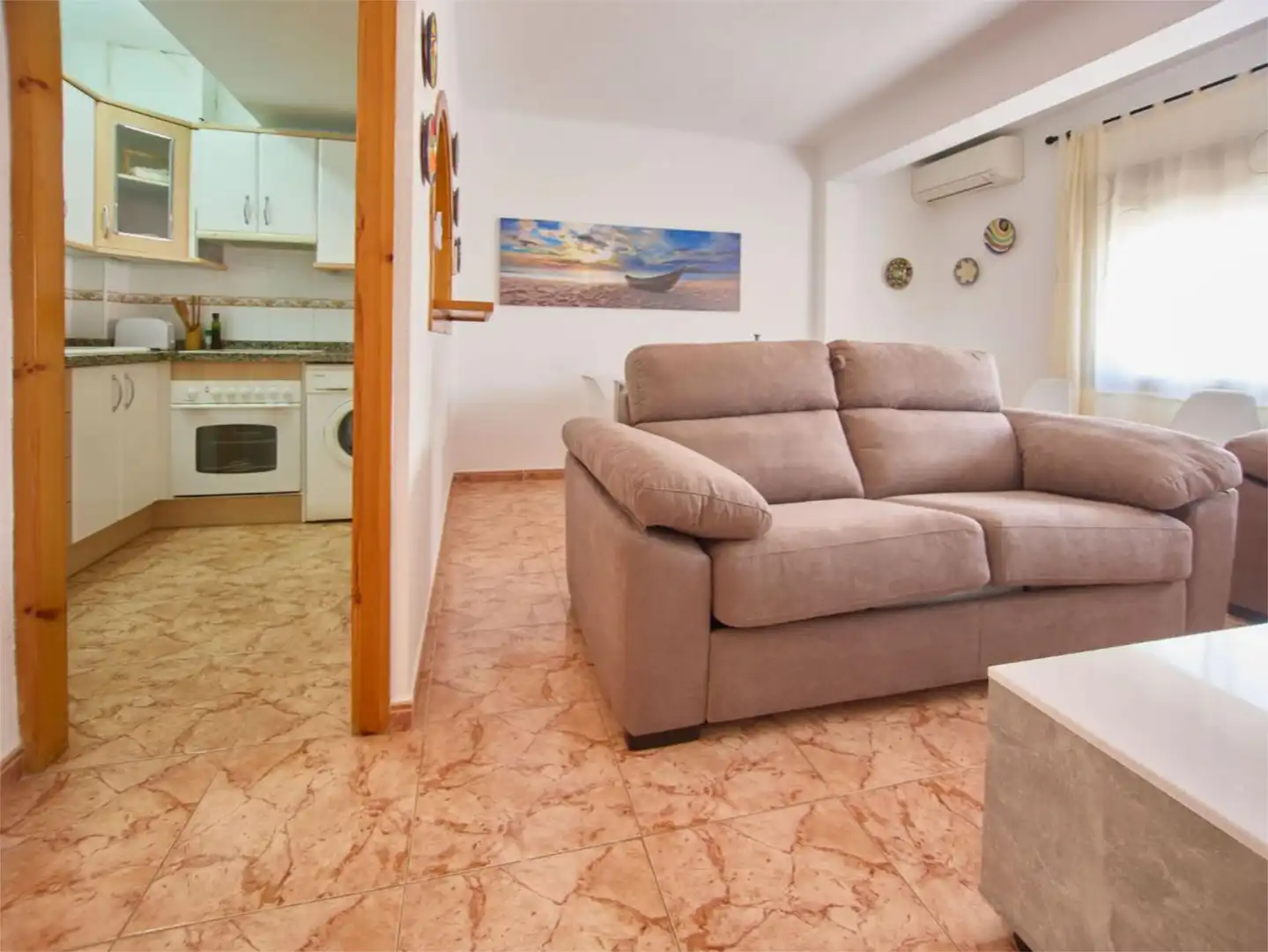 Sala de estar de Piso en venta en Cabo de Gata con Terraza, Amueblado y Balcón