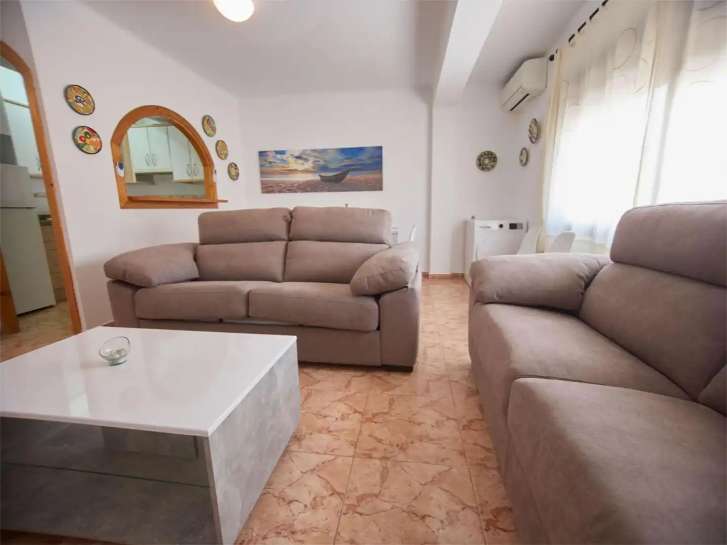 Sala de estar de Piso en venta en Cabo de Gata con Terraza, Amueblado y Balcón