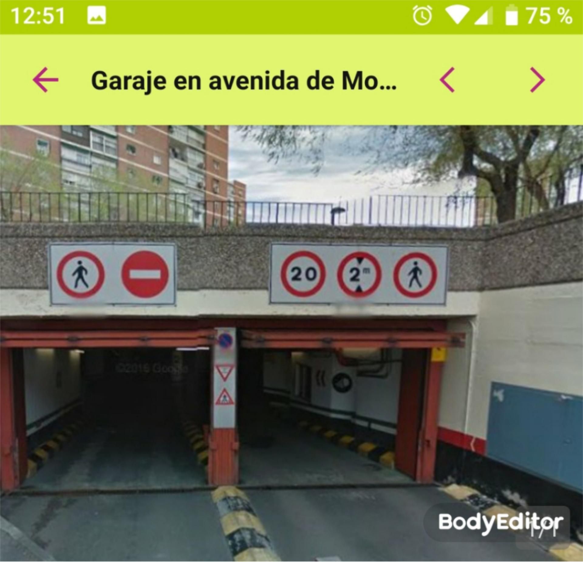 Parking of Garage for sale in  Madrid Capital