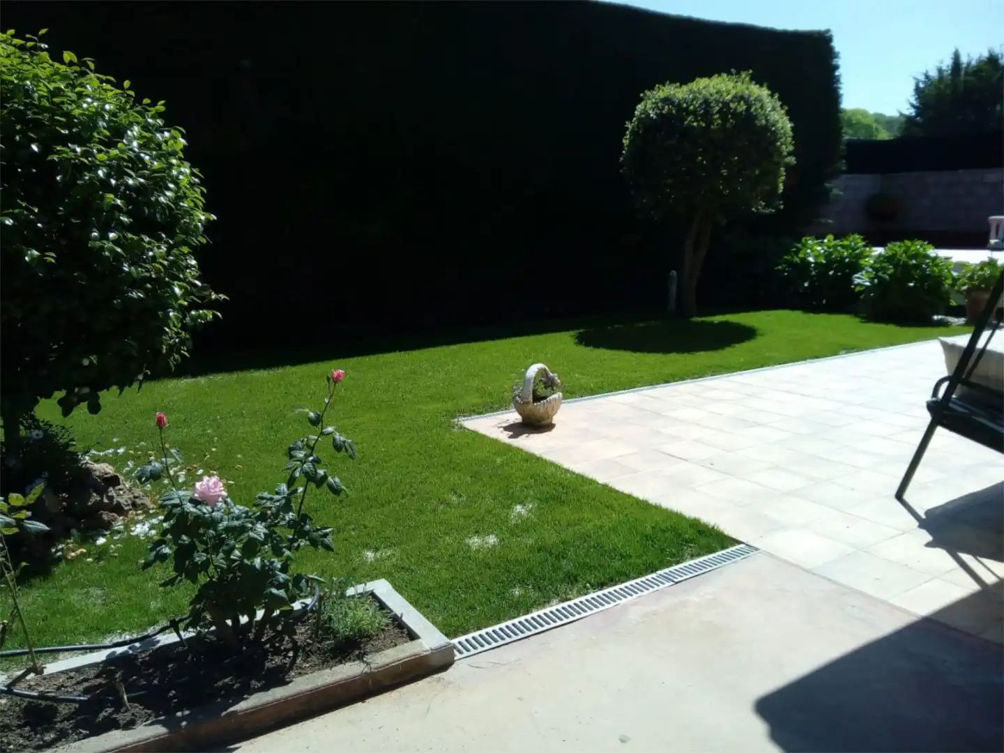 Garten von Wohnung zur Miete in Alfoz de Lloredo mit Privatgarten, Terrasse und Möbliert