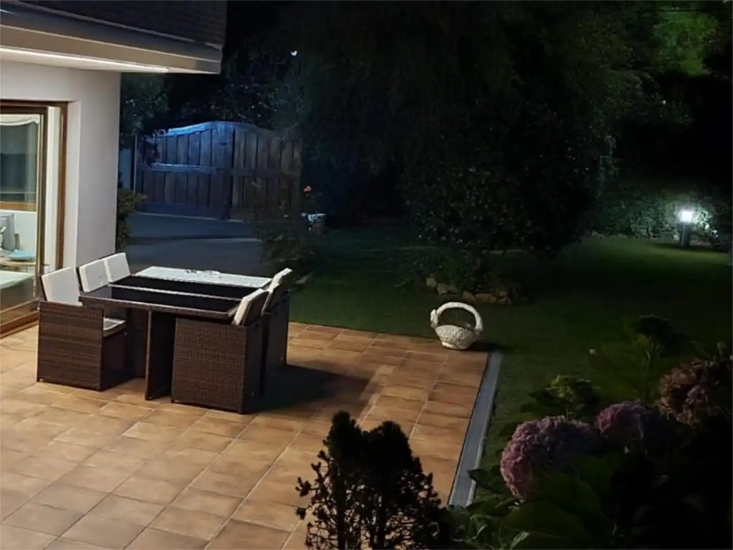 Garten von Wohnung zur Miete in Alfoz de Lloredo mit Privatgarten, Terrasse und Möbliert