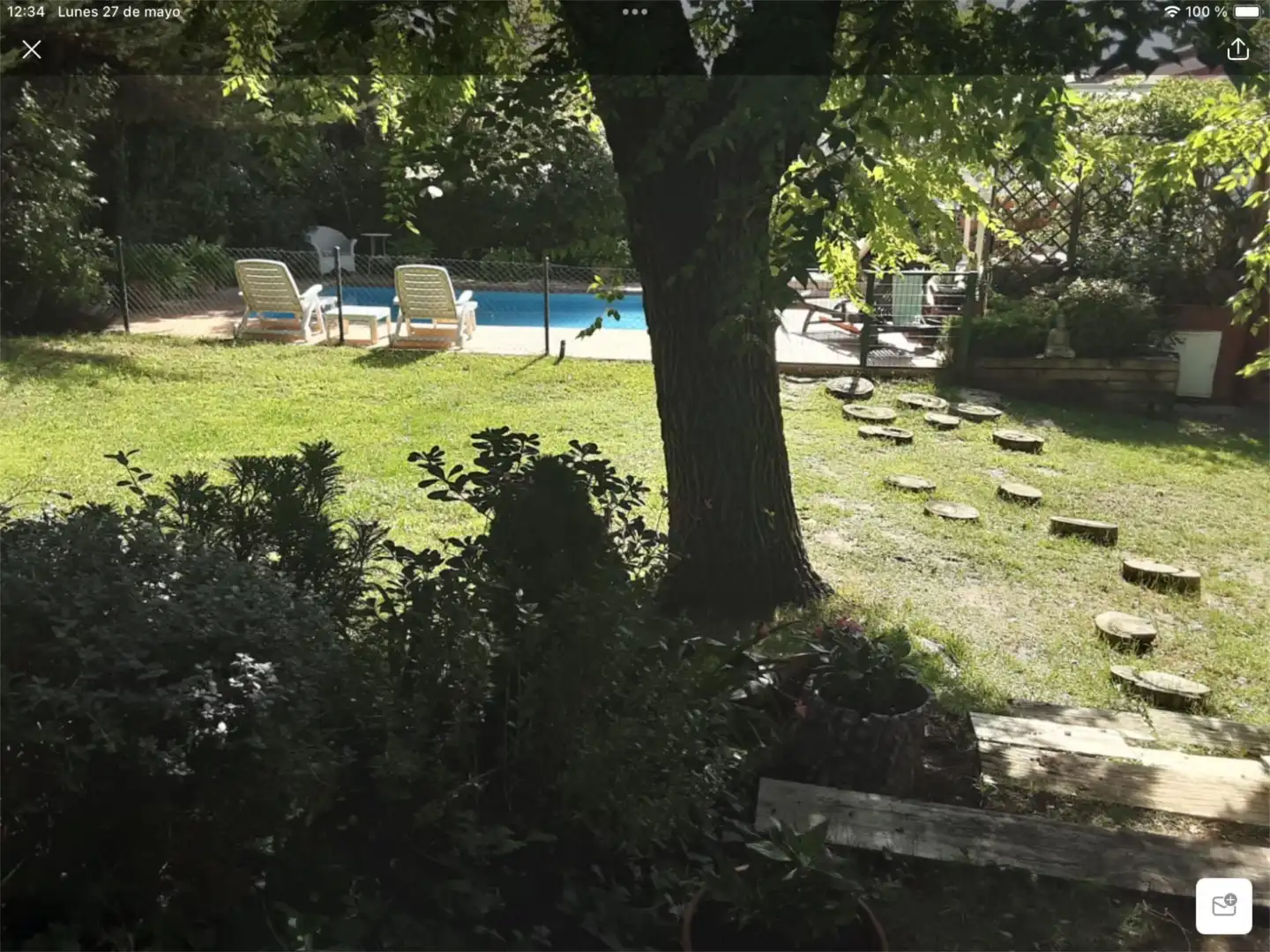 Room in Calle Orense, 38, La Cabaña Garden of Houses for share in Pozuelo de Alarcón with Heating, Private garden and Terrace
