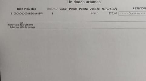 Photo 4 of Land for sale in Calle Sales Muruzábal, 5, San Martín de Unx, Navarra