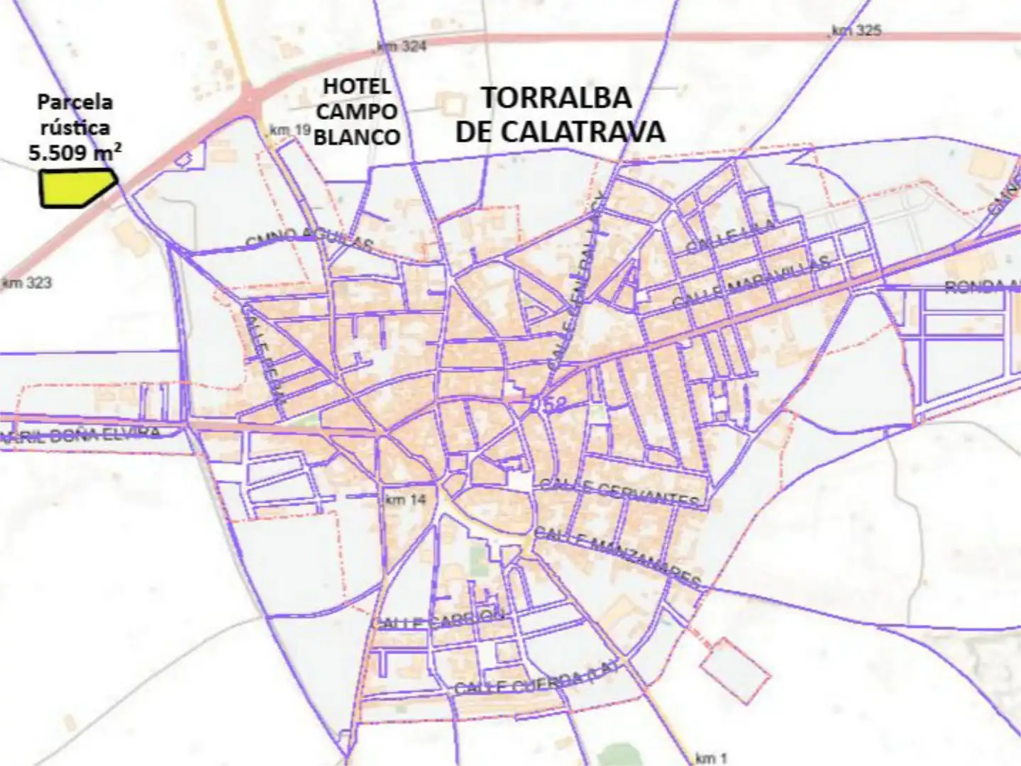 Nicht bebaubares Gelände zum Verkauf in N-430, 323, Torralba de Calatrava Außenansicht von Nicht bebaubares Gelände zum Verkauf in Torralba de Calatrava