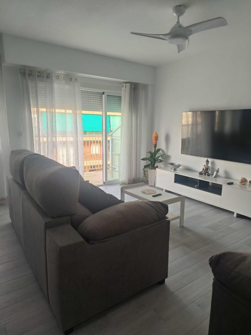 Living room of Flat to rent in Santa Pola  with Air Conditioner, Terrace and Balcony