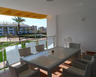 Terrassa de Apartament de lloguer en Torreblanca amb Aire condicionat, Jardí privat i Terrassa