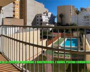 Exterior view of Flat for sale in Burriana / Borriana  with Terrace and Swimming Pool