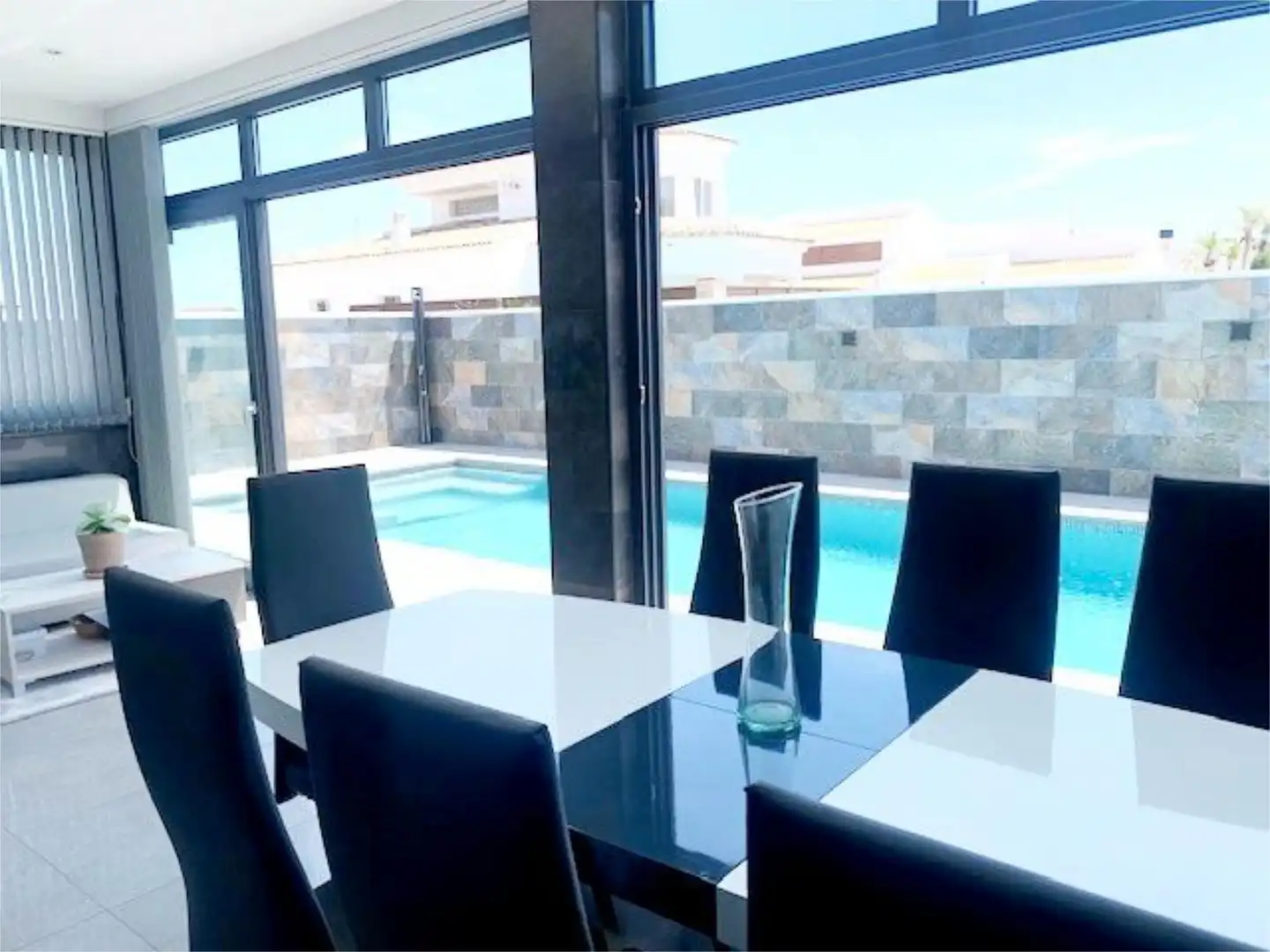 Houses for sale in Avinguda Motor de Ferrando, 6, El Verger Dining room of Houses for sale in El Verger with Air Conditioner, Terrace and Swimming Pool