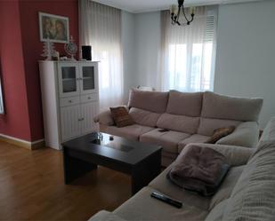 Living room of Flat for sale in Villarejo de Órbigo  with Heating, Parquet flooring and Terrace