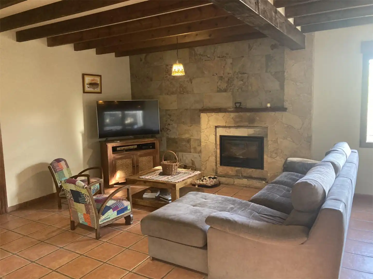 Finca rústica en venta en Partida Alcudia, 128, Cocentaina Sala de estar de Finca rústica en venta en Cocentaina con Terraza y Piscina