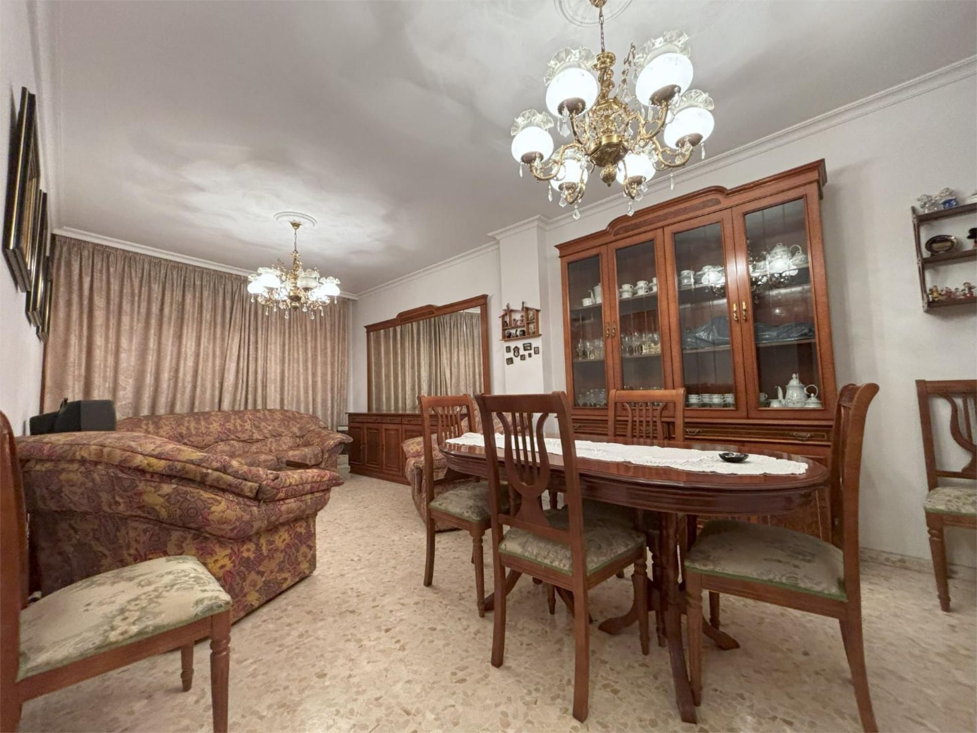 Dining room of Flat for sale in San Juan de Aznalfarache  with Furnished and Balcony