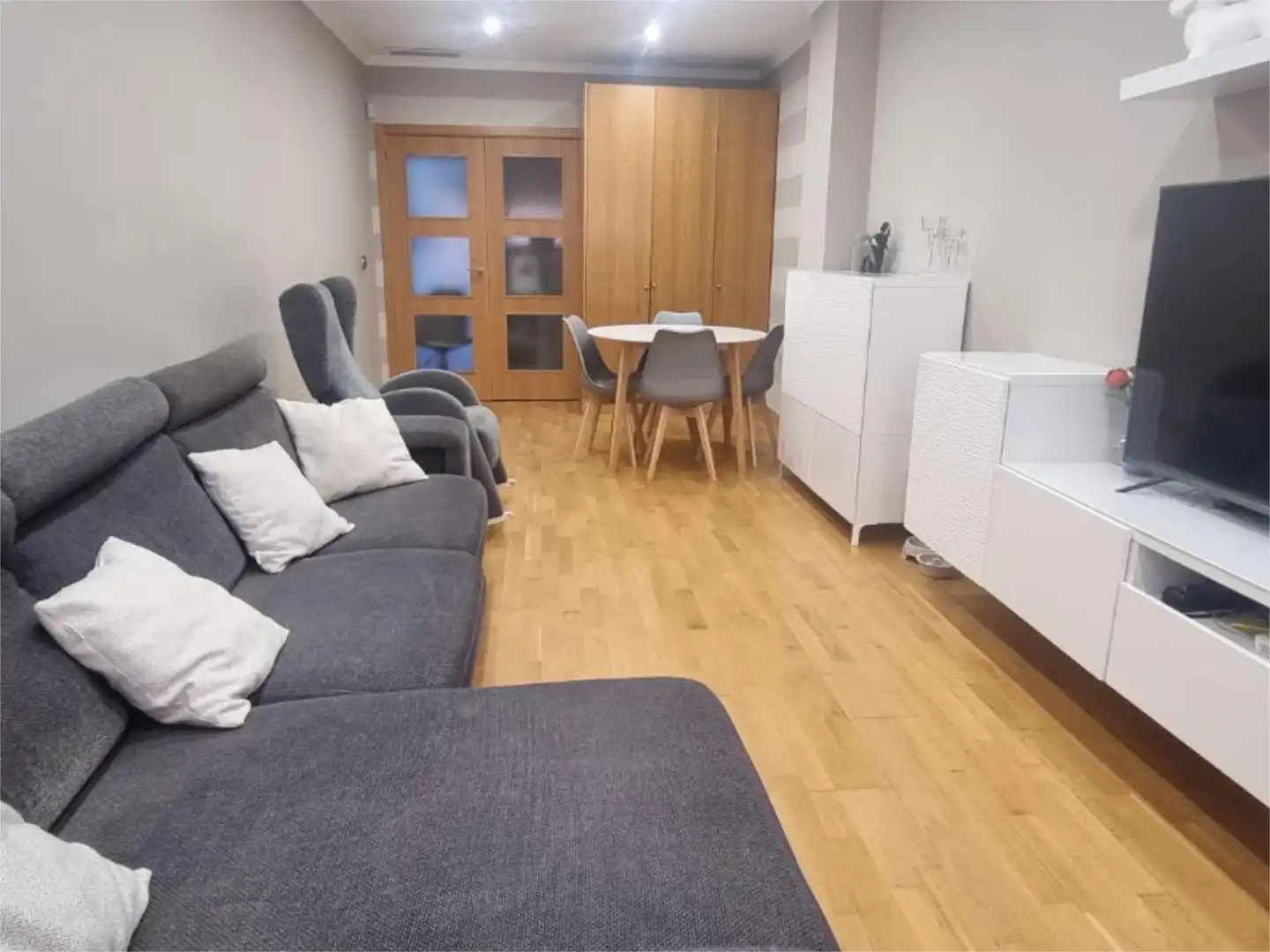 Flat for sale in Avenida Marqués de Espinardo, 18, Espinardo Living room of Flat for sale in Murcia with Air Conditioner, Terrace and Storage room