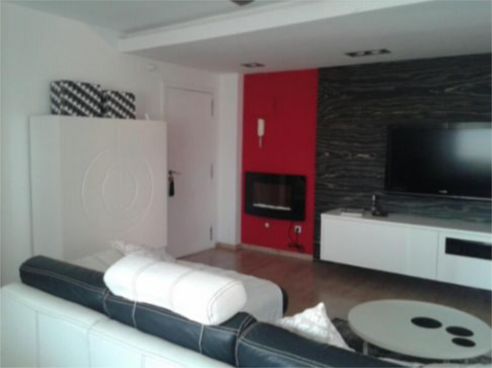 Sala d'estar de Apartament de lloguer en Gandia amb Aire condicionat, Calefacció i Parquet
