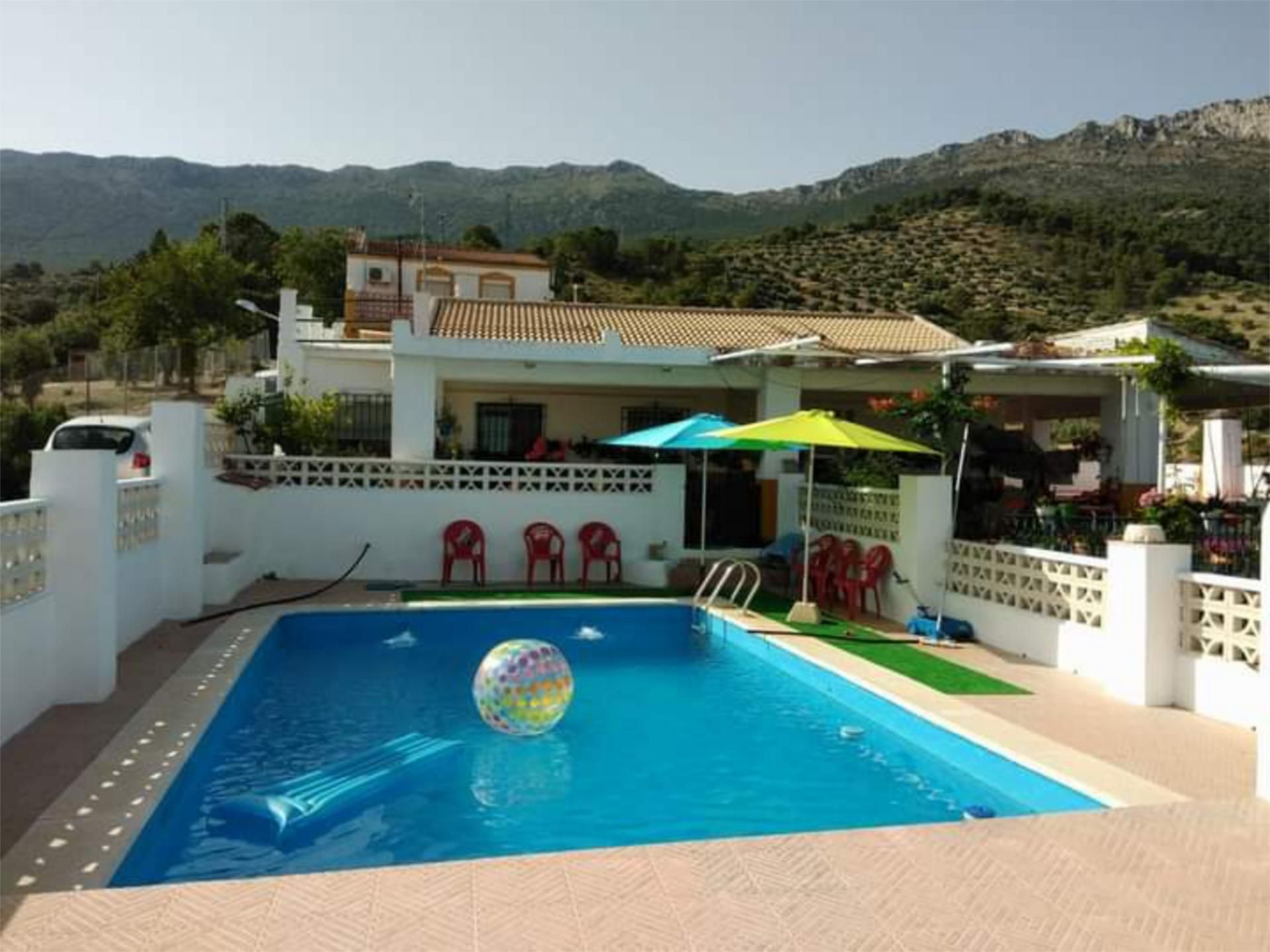 Swimming pool of Country house for sale in  Jaén Capital  with Heating, Private garden and Storage room