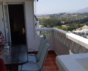 Balcony of Flat for sale in Marbella  with Air Conditioner, Terrace and Swimming Pool