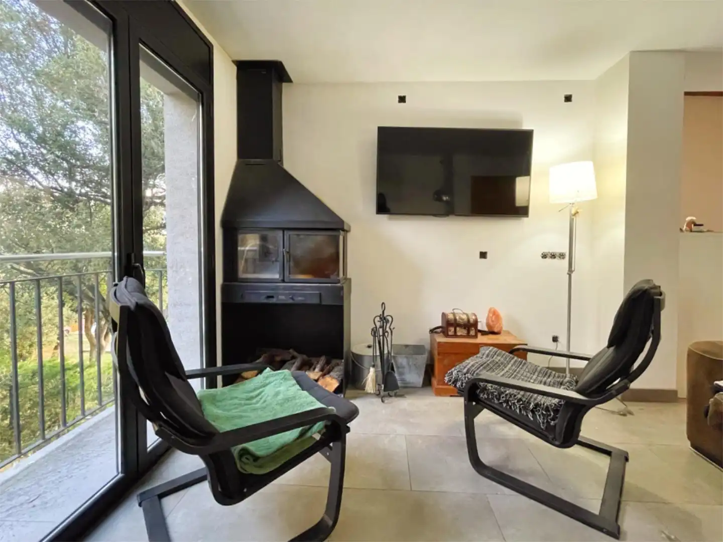 Casa o chalet en venta en Carrer de Sant Marçal, 24, Taradell Sala de estar de Casa o chalet en venta en Taradell con Terraza y Balcón