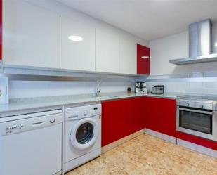 Kitchen of Flat for sale in Gandia  with Air Conditioner and Balcony