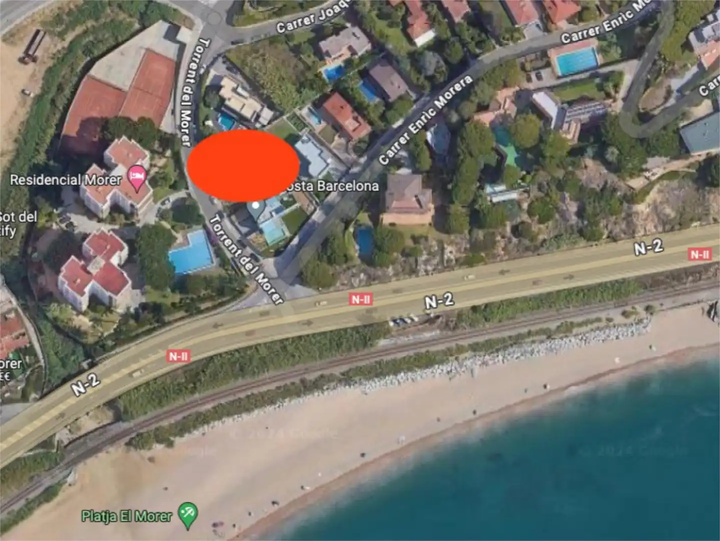Exterior view of Land for sale in Sant Pol de Mar