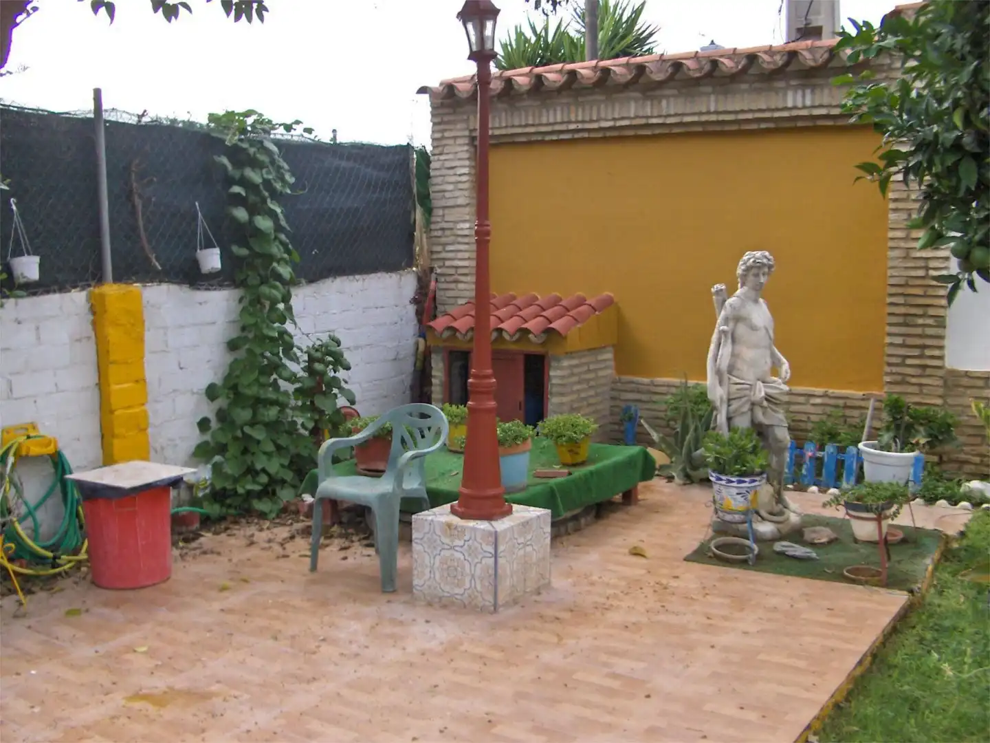 Garten von Wohnung zur Miete in Gines mit Klimaanlage, Heizung und Privatgarten