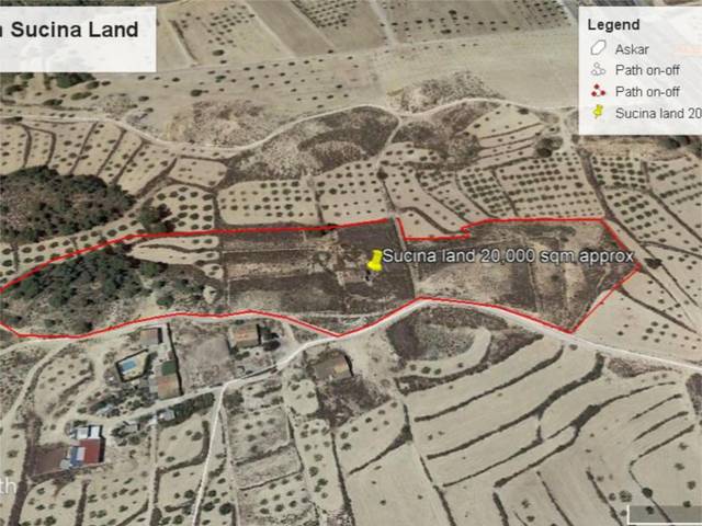 Terreno en Venta en Paseo del Cementerio, 6 en Sucina