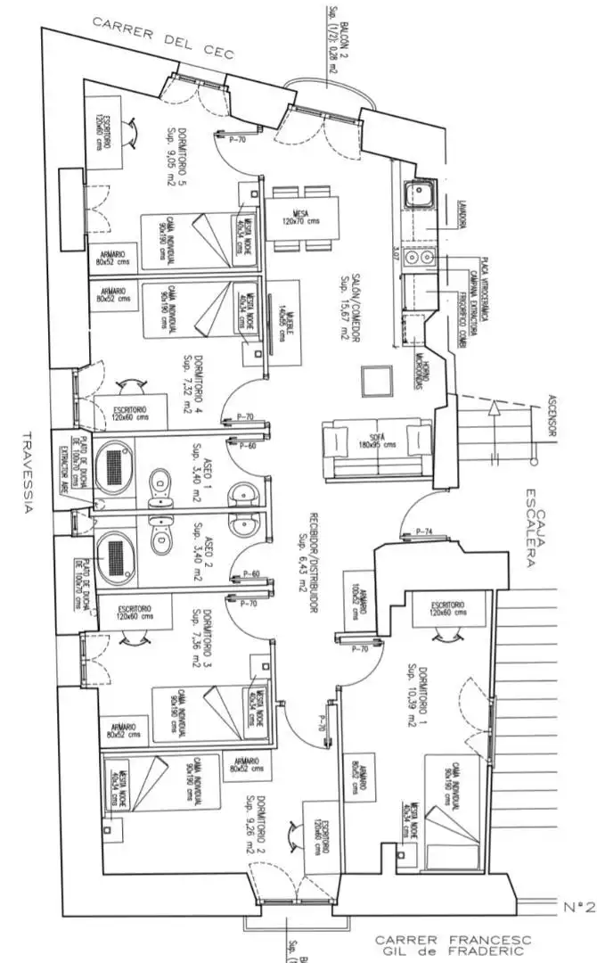 Habitación en Carrer de Francesc Gil de Frederic, 2, Centre