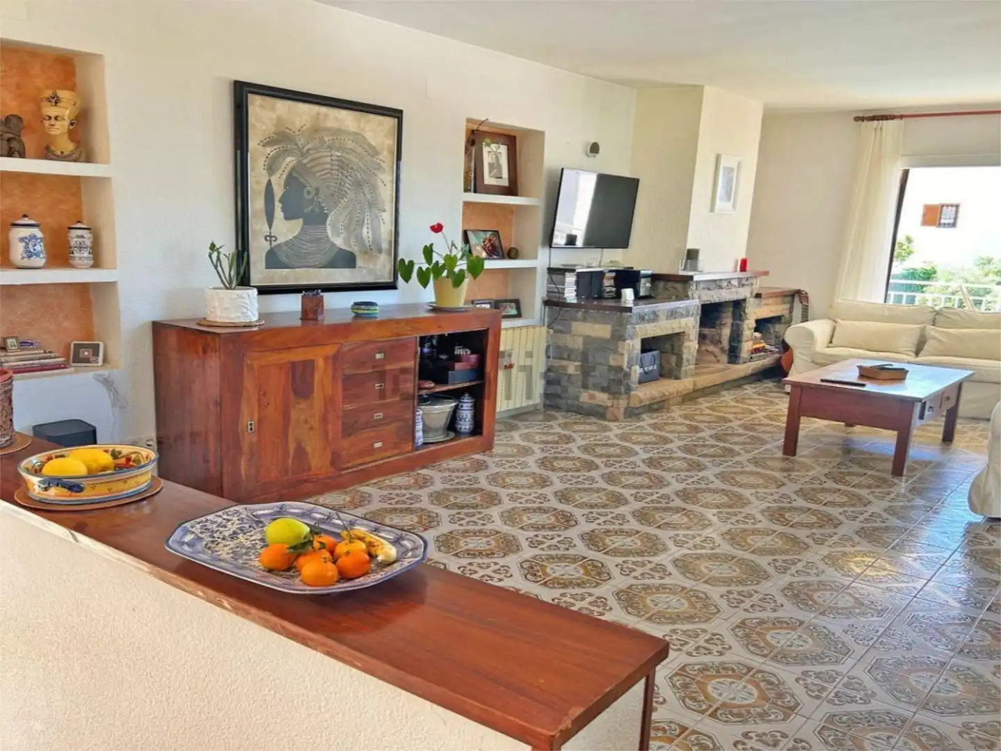 Flat for sale in Carrer Leipzig, 6, Canyelles Living room of Flat for sale in Lloret de Mar with Heating, Private garden and Terrace