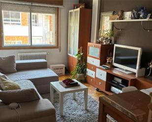 Living room of Flat for sale in Ourense Capital   with Heating, Parquet flooring and Terrace