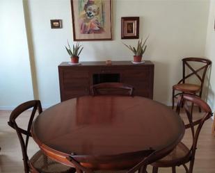 Dining room of Flat to rent in  Madrid Capital  with Air Conditioner and Balcony