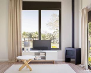 Wohnzimmer von Wohnung miete in Sant Esteve de Palautordera mit Klimaanlage
