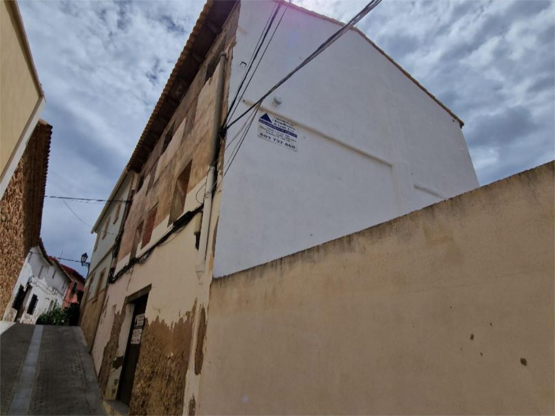 Exterior view of Single-family semi-detached for sale in Alborache  with Terrace and Balcony