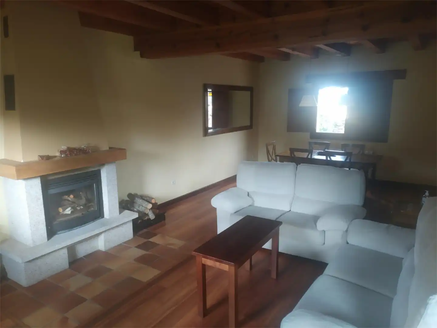Sala de estar de Casa o chalet de alquiler en Ortigosa del Monte con Balcón