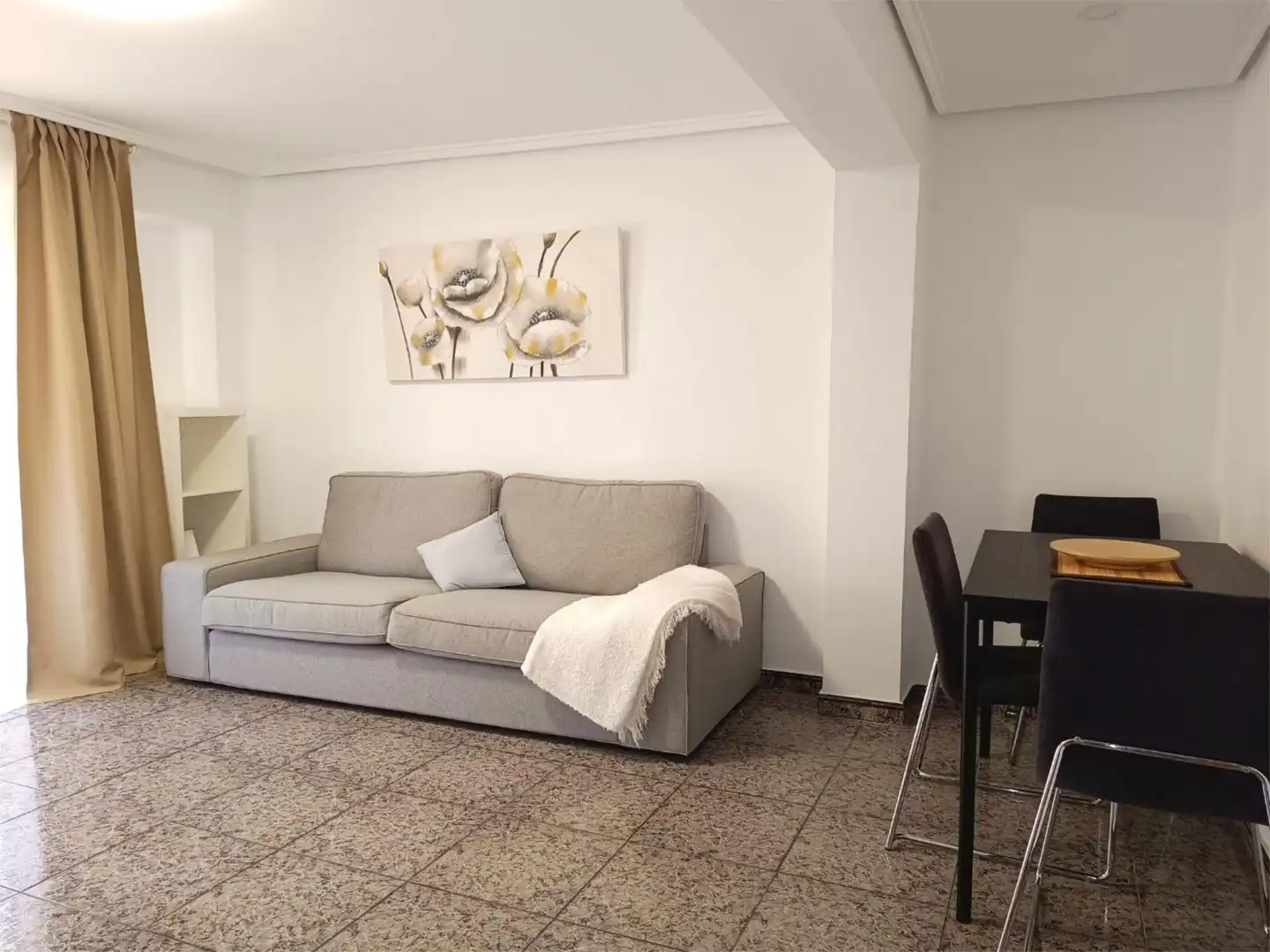 Piso de alquiler en Carrer del Doctor Peset, 26, Tavernes Blanques Sala de estar de Piso de alquiler en Tavernes Blanques con Aire acondicionado, Amueblado y Balcón
