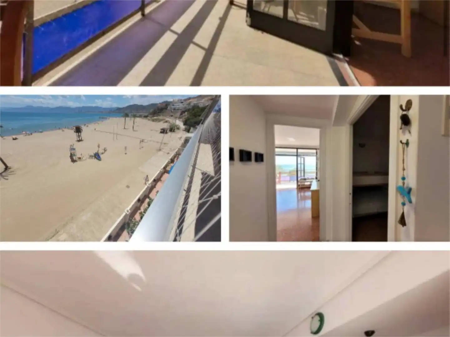 Vista exterior de Piso de alquiler en Cullera con Amueblado, Parking comunitario y Balcón