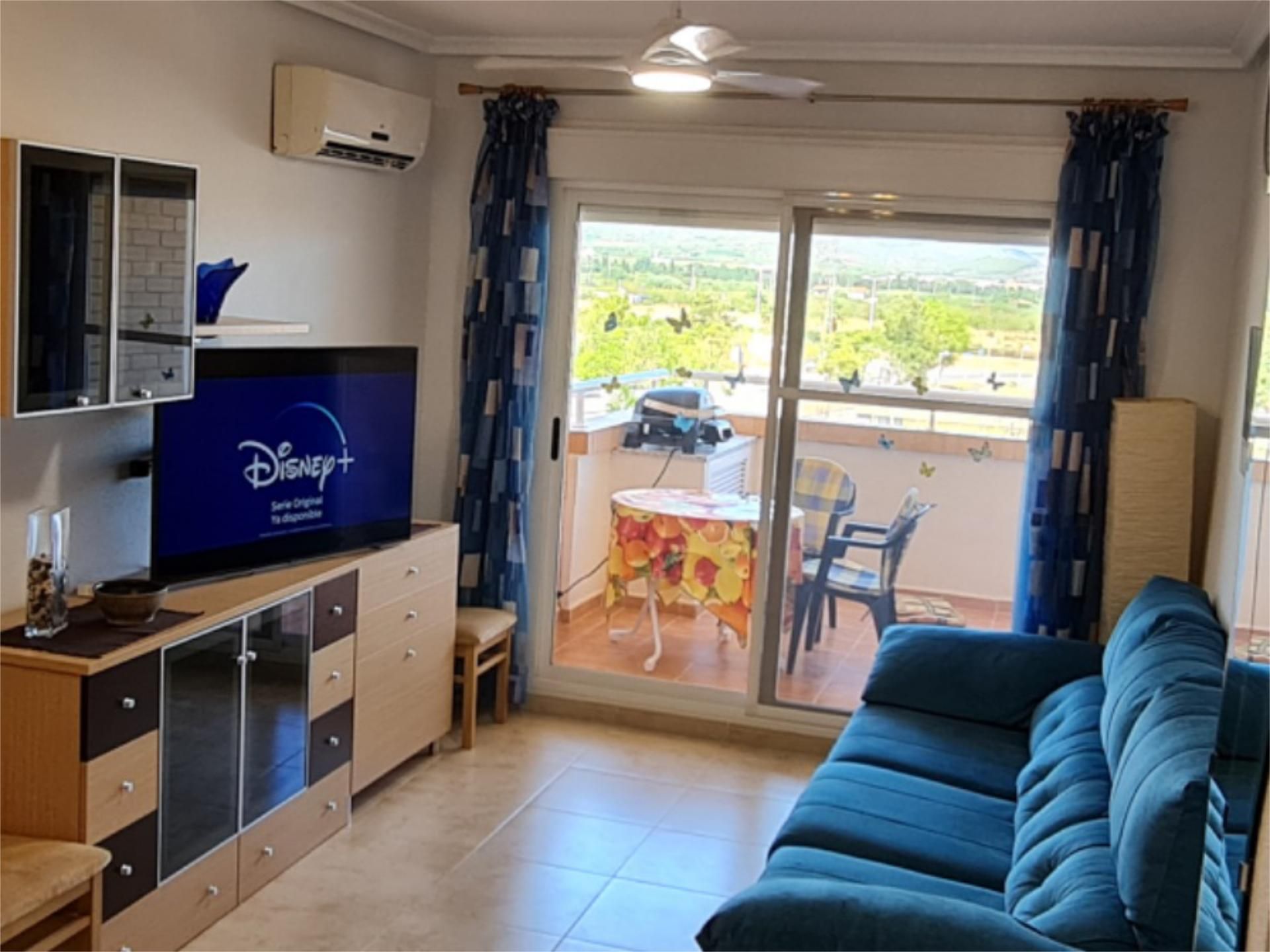 Living room of Flat for sale in Cabanes  with Air Conditioner, Private garden and Terrace