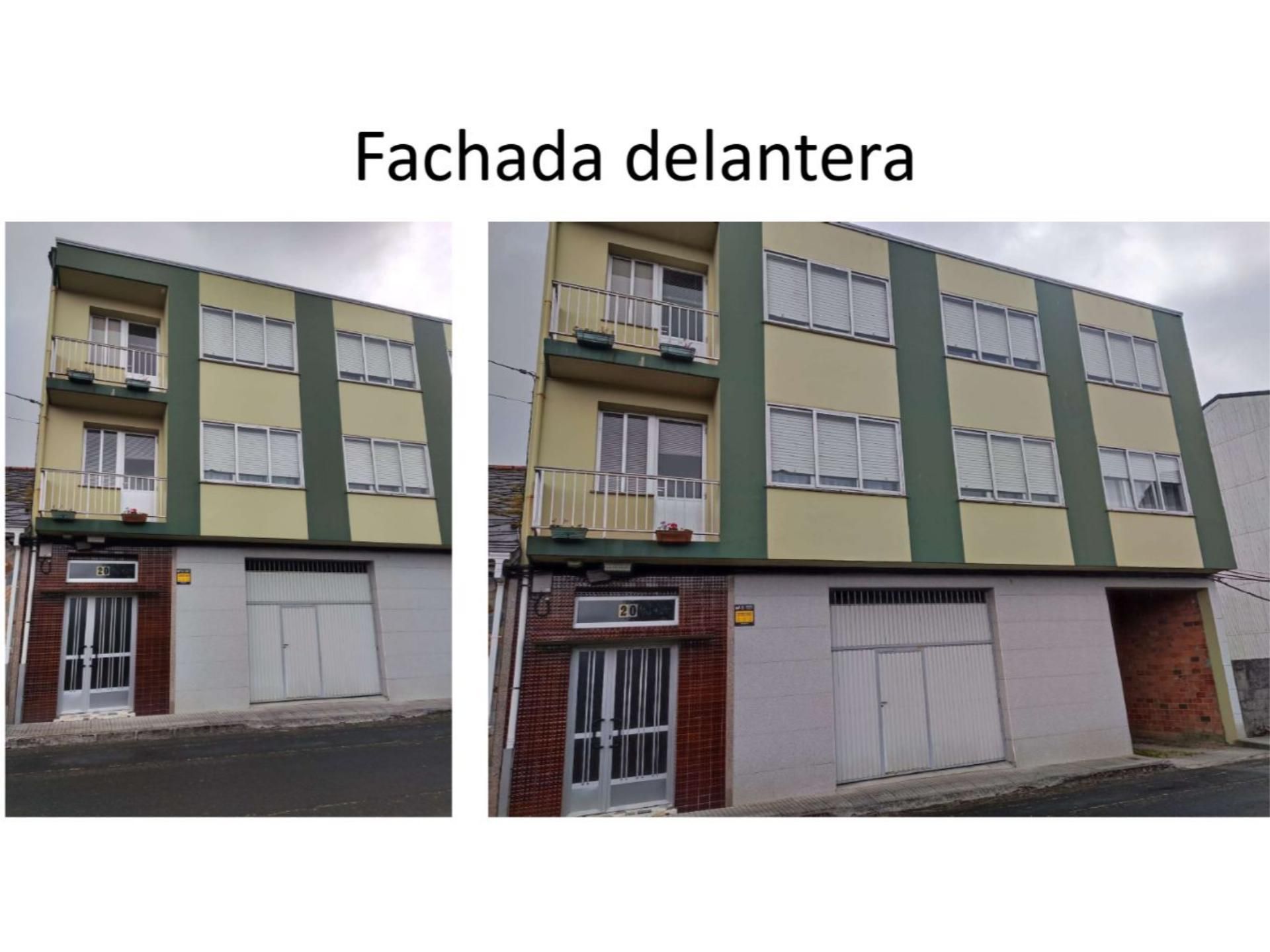 Exterior view of Flat for sale in As Pontes de García Rodríguez   with Heating, Private garden and Parquet flooring