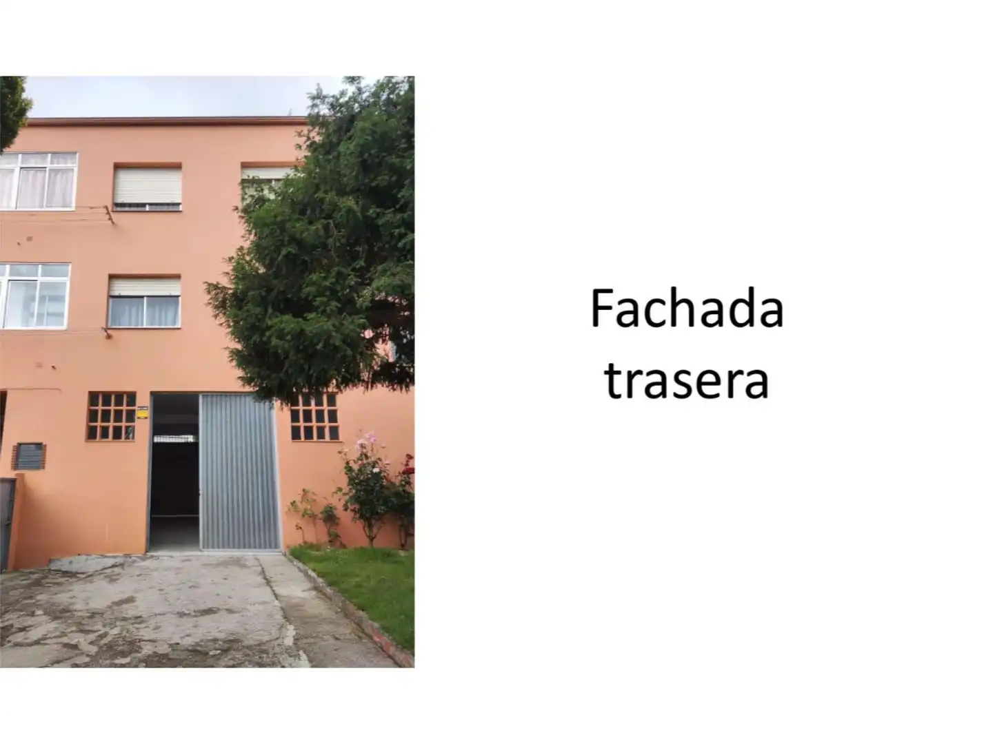 Vista exterior de Pis en venda en As Pontes de García Rodríguez  amb Calefacció, Jardí privat i Parquet