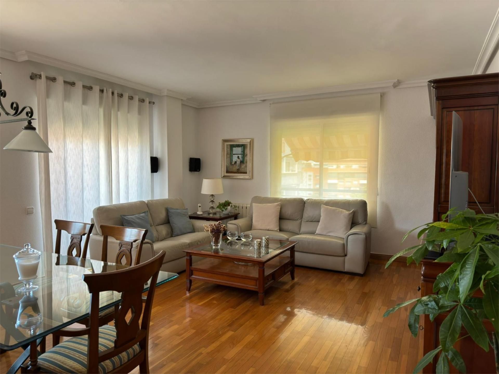 Living room of Flat for sale in  Murcia Capital  with Air Conditioner, Terrace and Balcony
