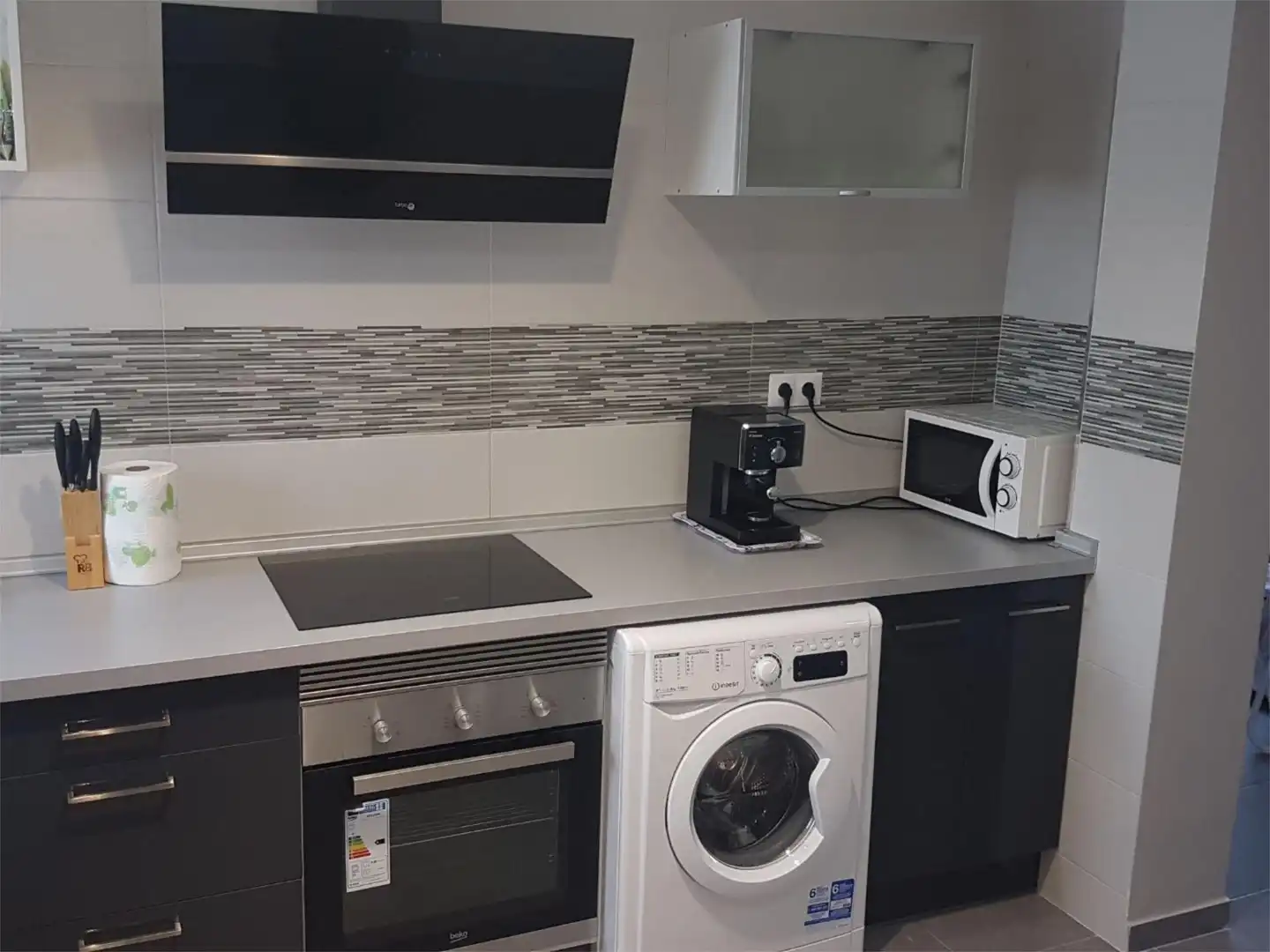 Attic for rent in Carrer Cabanyal, 21, Sant Antoni Kitchen of Attic for rent in Cullera with Air Conditioner, Heating and Terrace