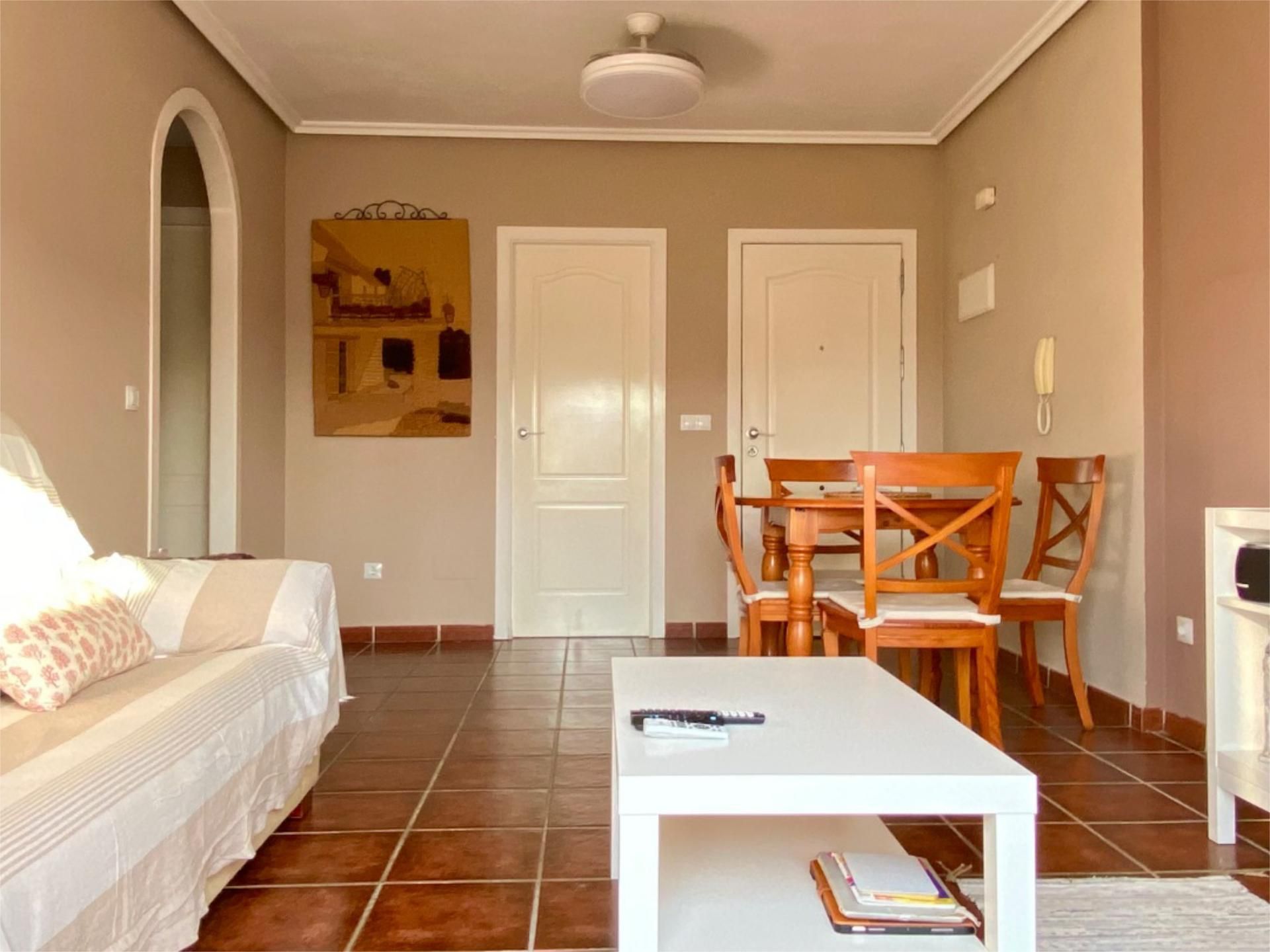 Living room of Flat to rent in Vera  with Air Conditioner, Private garden and Terrace